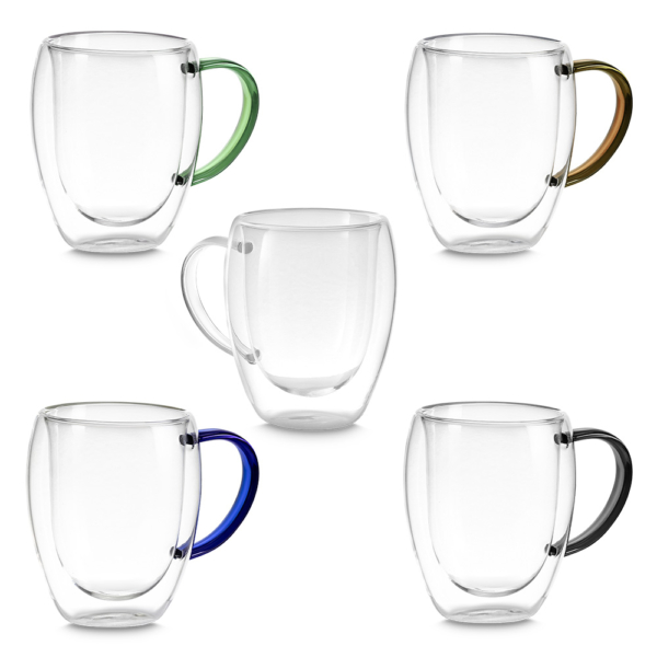 Caneca de Vidro Borossilicato