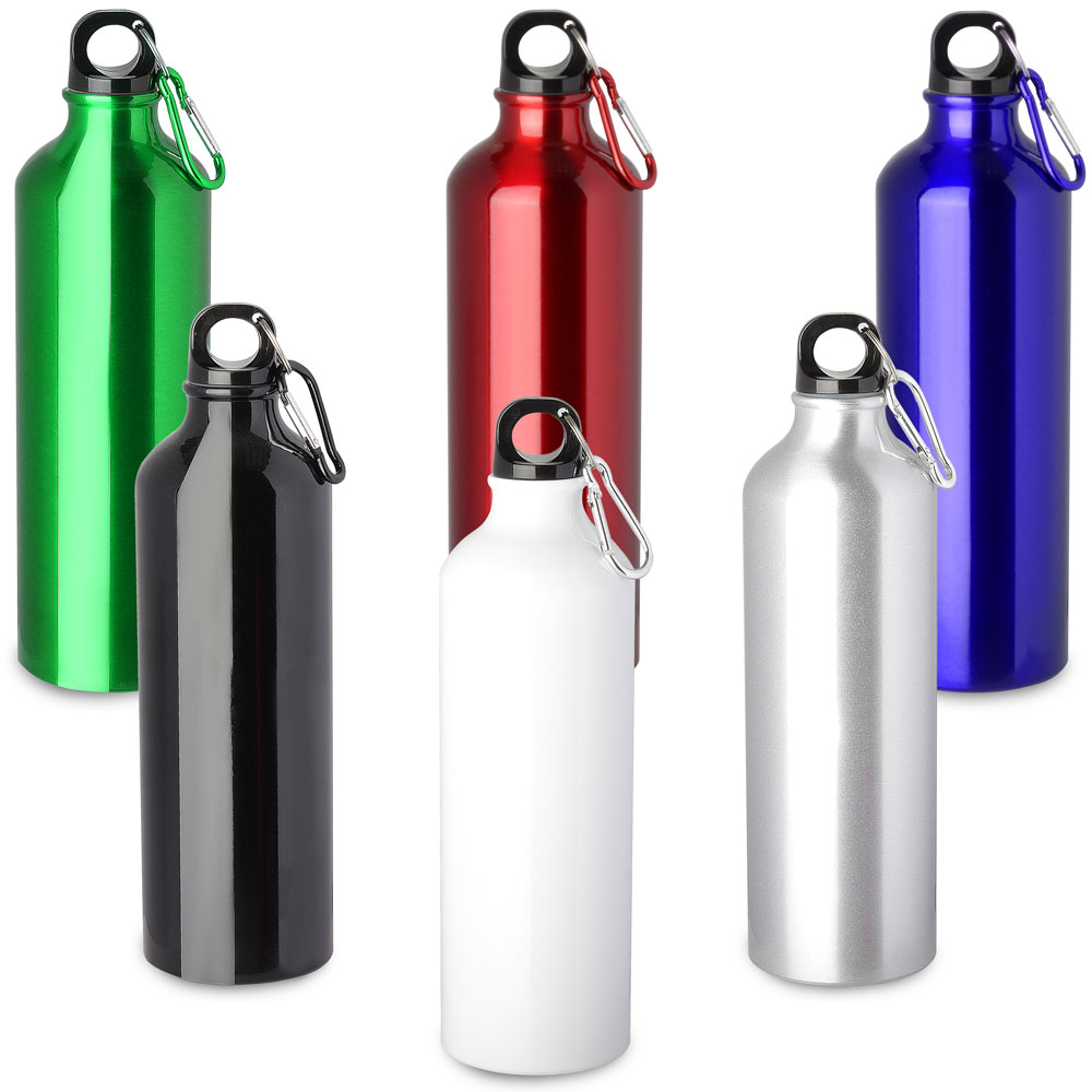 Garrafa em Alumínio com mosquetão